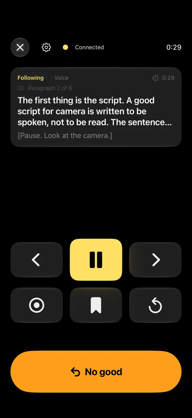 LOIGO used as a remote from another iPhone.