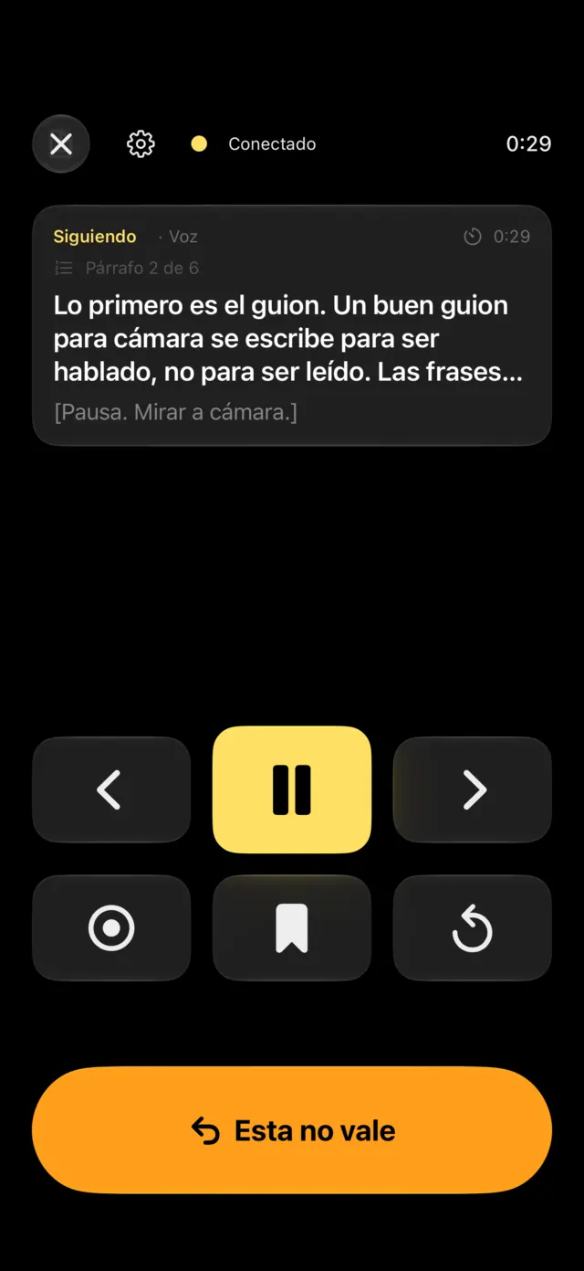 LOIGO usado como mando desde otro iPhone.